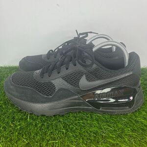 Nike AIR MAX SYSTM Running Shoes Triple Black  Youth 6.5Y/ Women’s 8